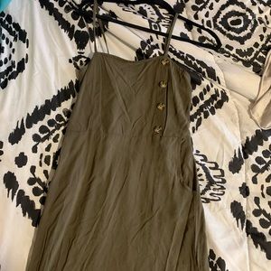Army green dress